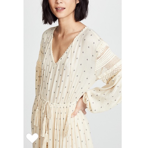 TOO LATE** Free People Sada Dress Maxi Ivory NEW - Picture 5 of 8